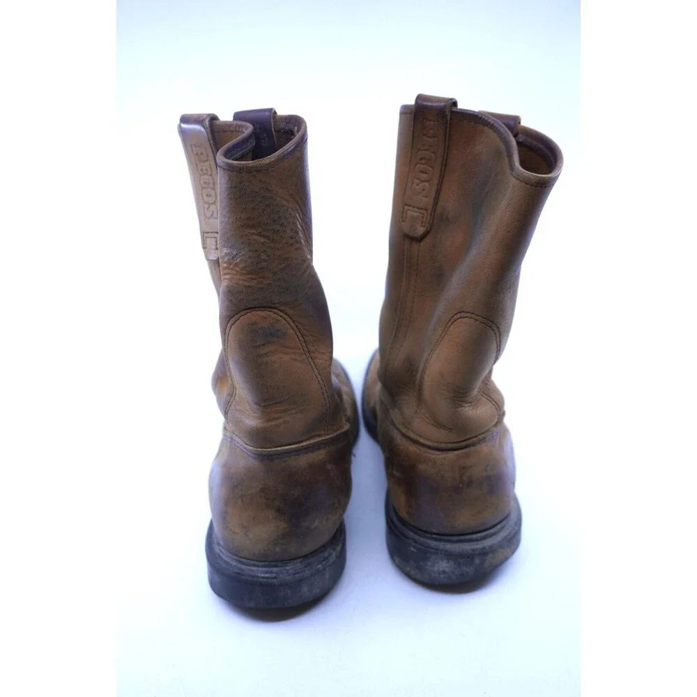 Red Wing Pecos 1105 Mens Size 10.5 D Pull-On Work Boot USA Made